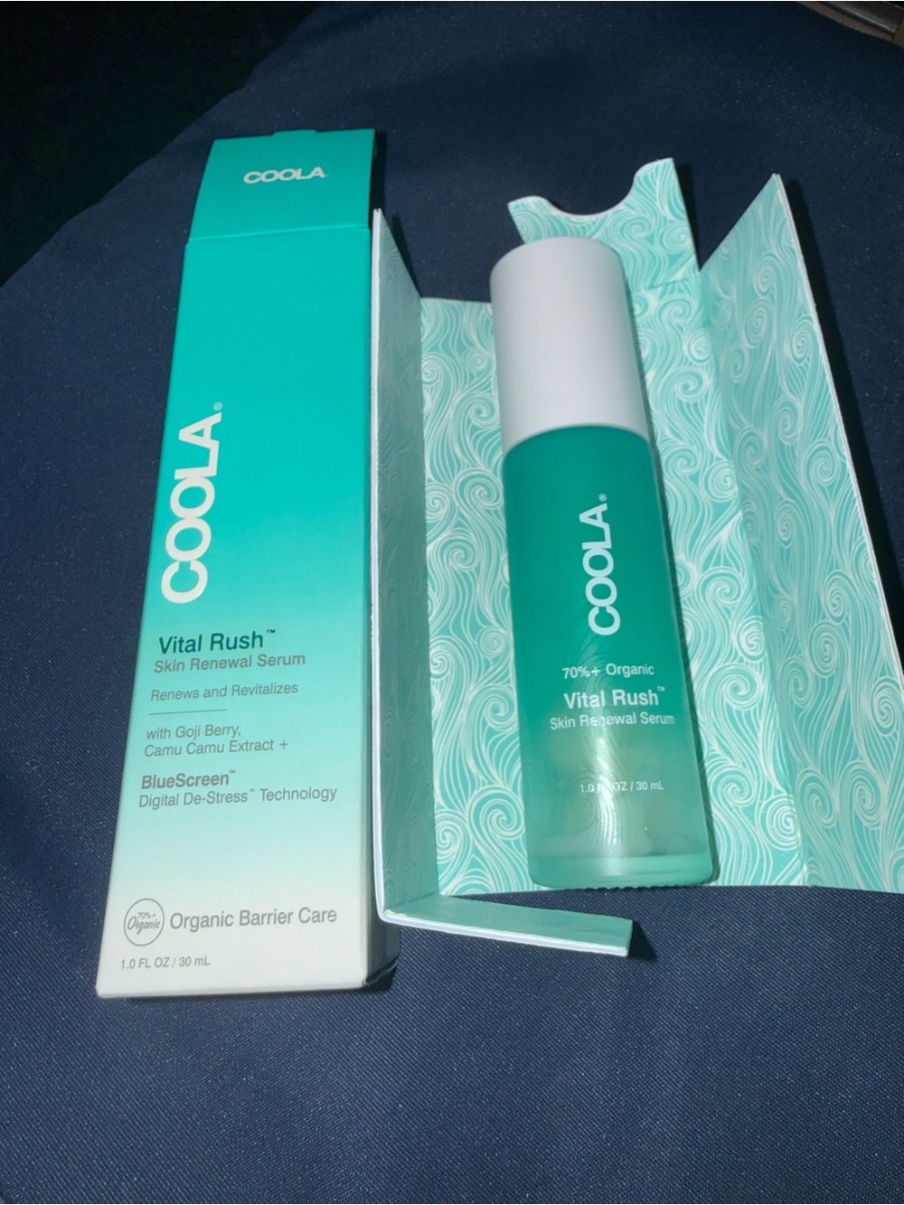 *NEW*1oz* COOLA* Vital Rush Skin Renewal Serum